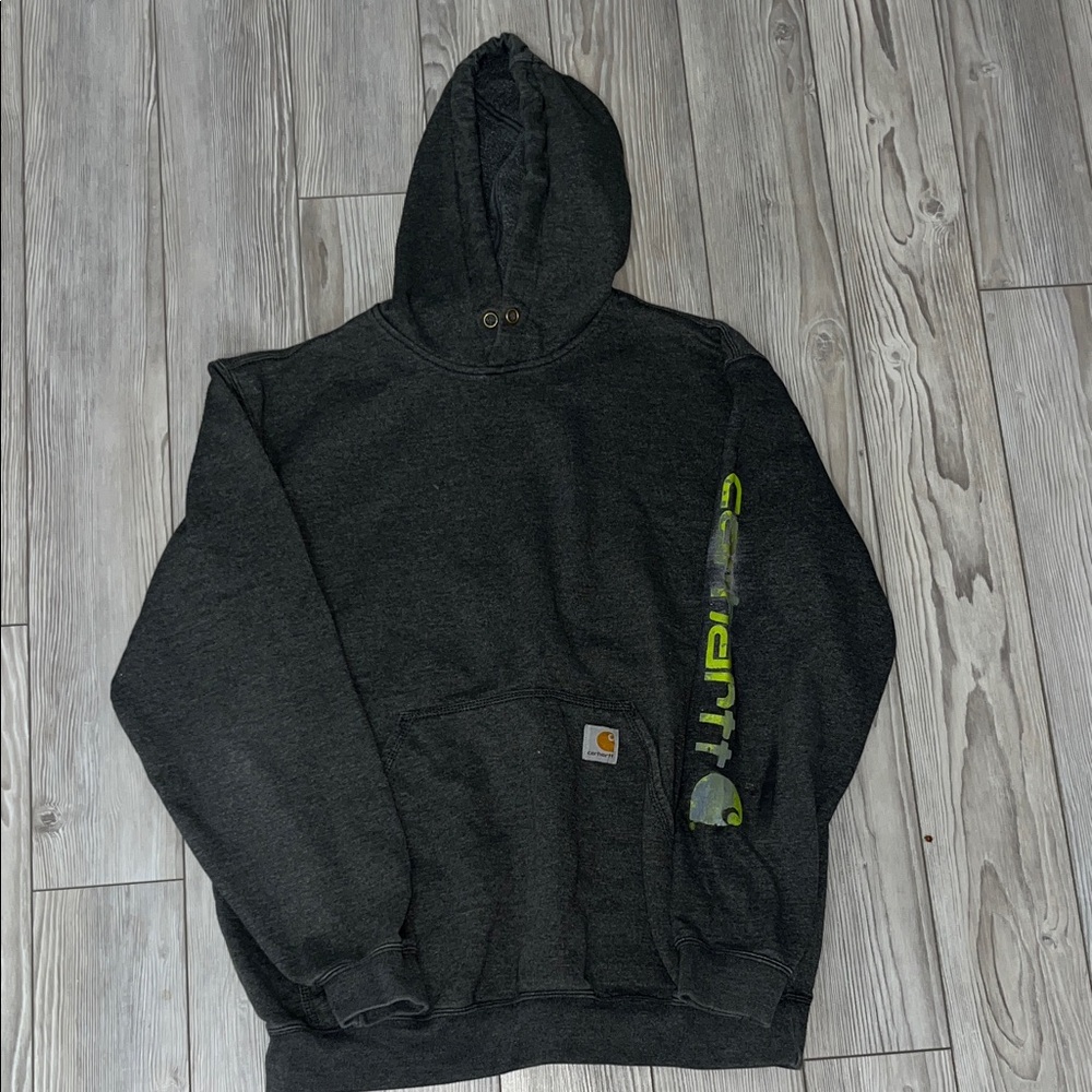 Carhartt Grey Hoodie Size L